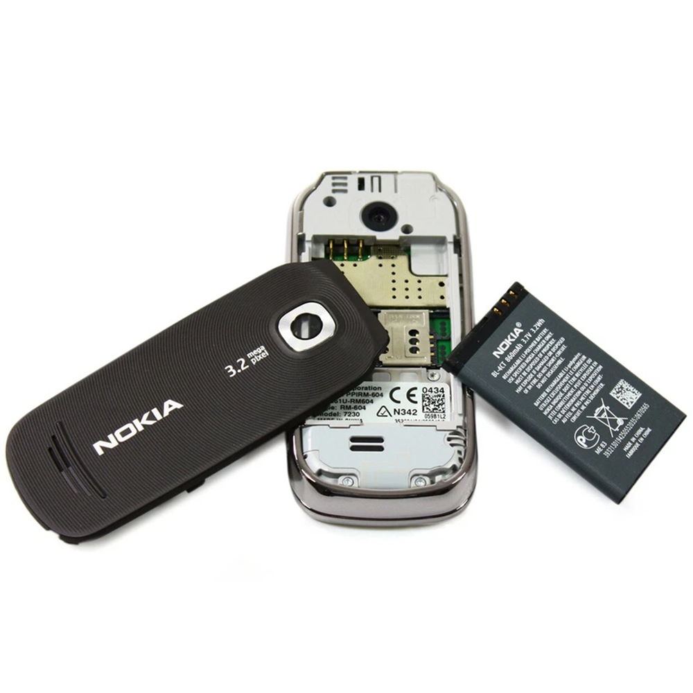โนเกีย 7230 3G โทรศัพท์แบบสไลด - Graded Card Display บทวิจารณ์และราคา
