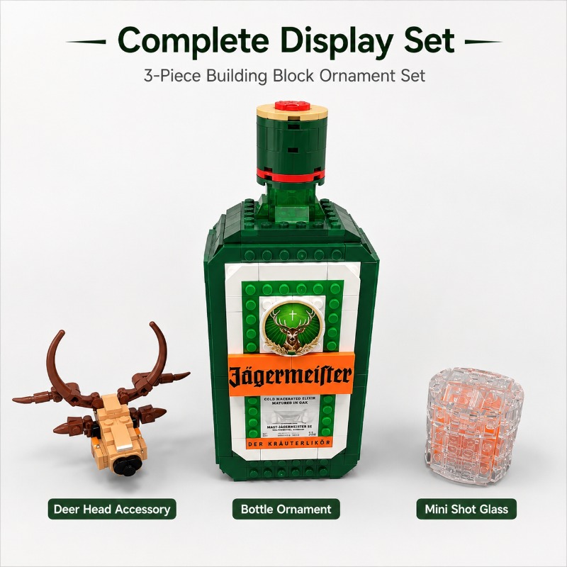 ชุดตัวต่อขวดเหล้าเยเกอร์ไมสเตอ - Building Block Mini บทวิจารณ์และราคา
