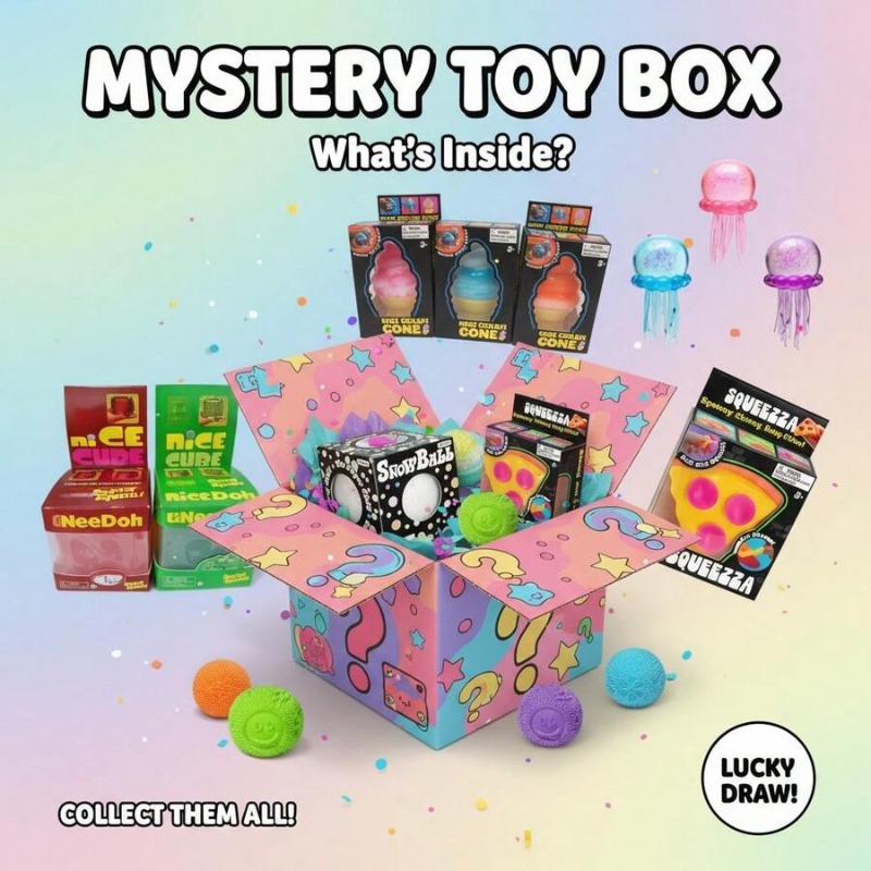 2026 กล่องสุ่มของเล่นบีบสุดน่า - Mystery Box Blind Bag บทวิจารณ์และราคา