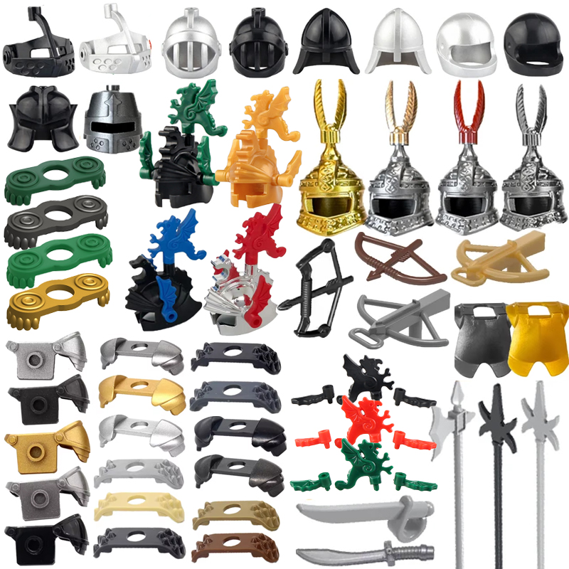 ปราสาทยุคกลางทหารอัศวิน Buildi - Lego Minifigure Holder บทวิจารณ์และราคา