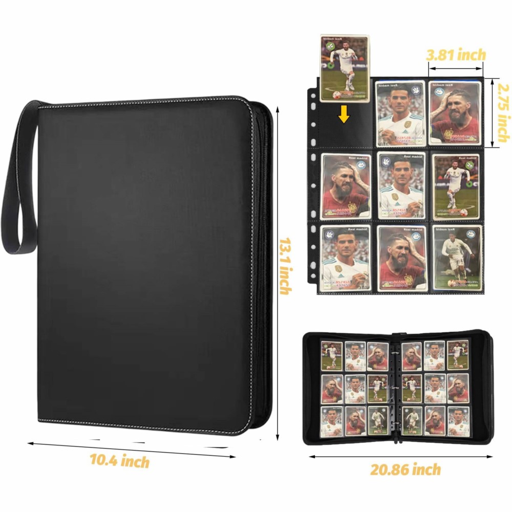 สมุดใส่การ์ด 9 ช่อง แบบสองด้าน - Trading Card Binder บทวิจารณ์และราคา