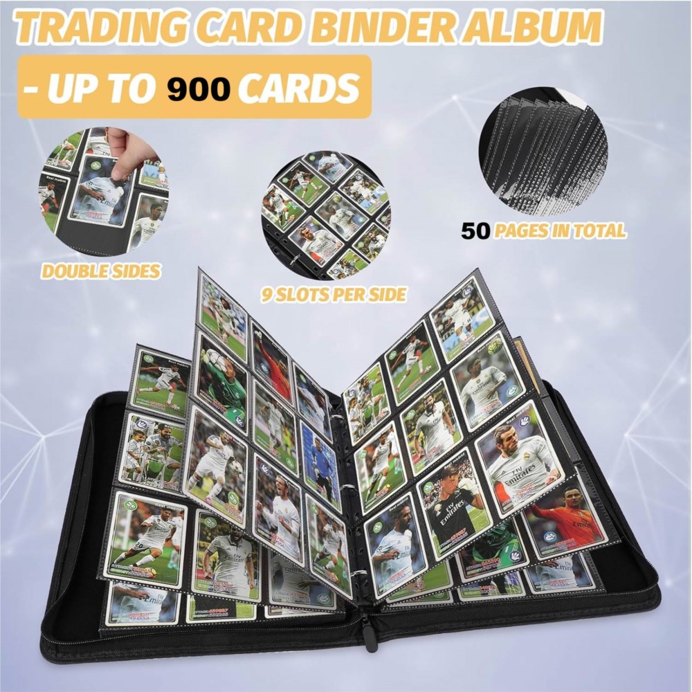 สมุดใส่การ์ด 9 ช่อง แบบสองด้าน - Trading Card Binder บทวิจารณ์และราคา