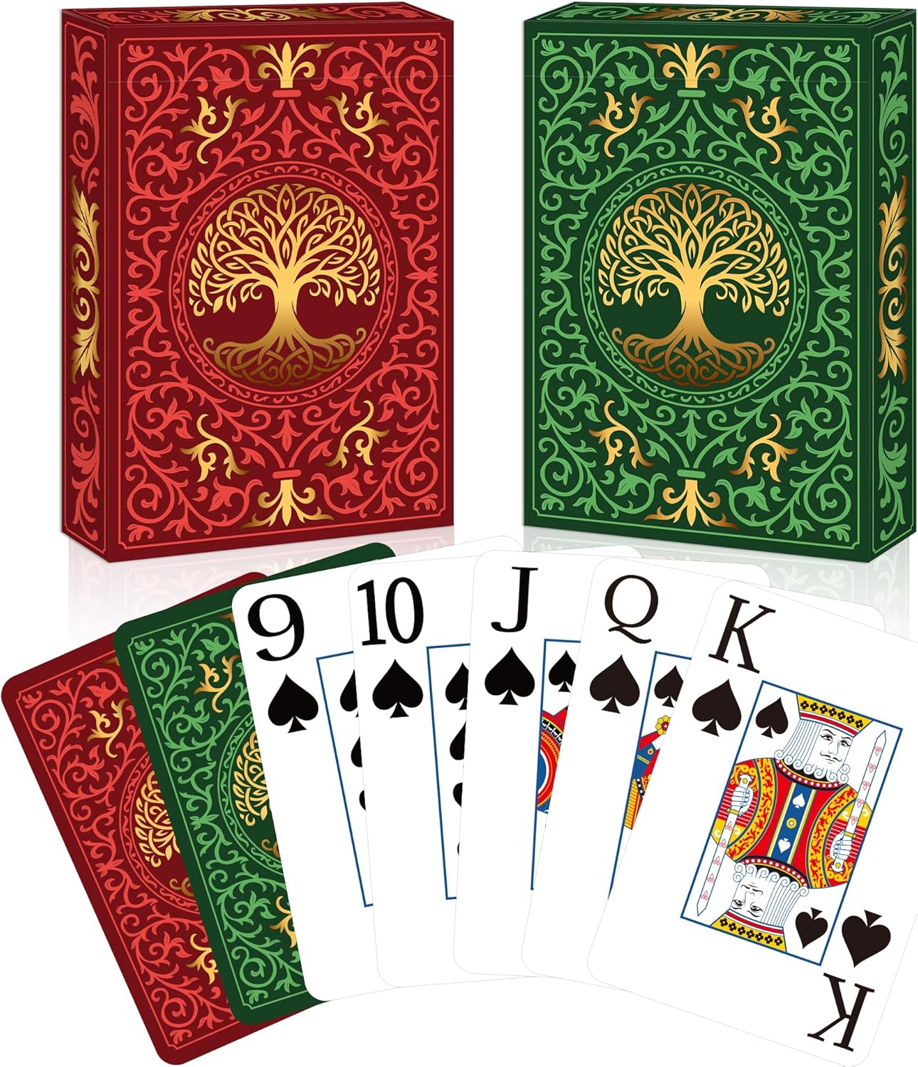 ไพ่สำรับ 2 แพ็ค |   ไพ่พิมพ์ขน - Graded Card Display บทวิจารณ์และราคา