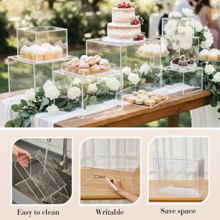 ชุดแท่นวางบุฟเฟ่ต์ขนาดใหญ่พิเศ - Display Risers Set บทวิจารณ์และราคา