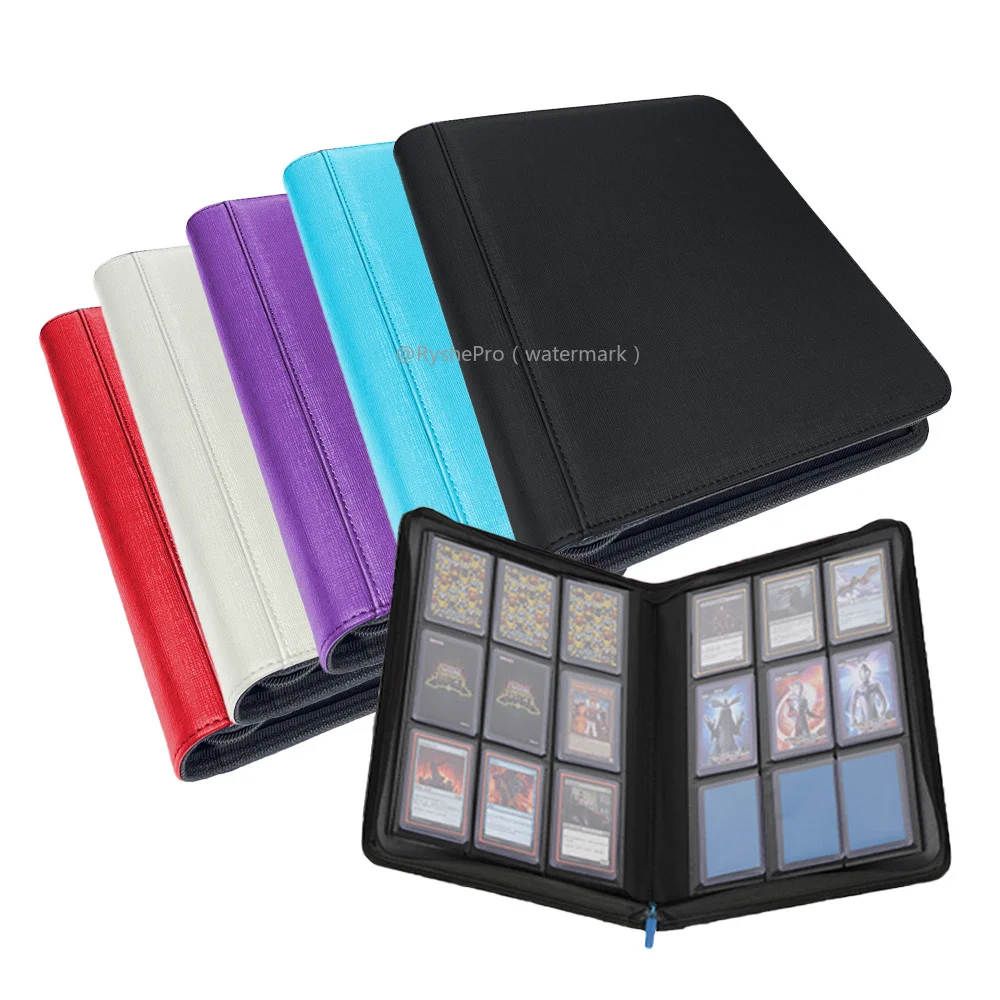 9 กระเป๋า PU หนัง Toploader Bi - Pokemon Binder Card บทวิจารณ์และราคา