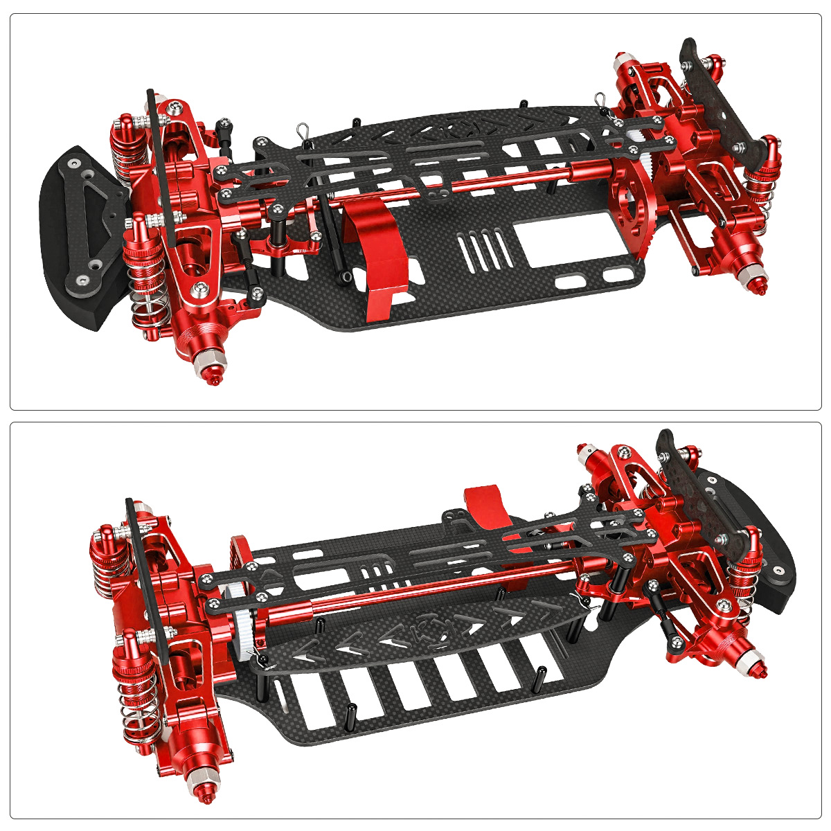 ชุดโครงอะลูมิเนียมและคาร์บอนไฟ - Tamiya Model Rc Car บทวิจารณ์และราคา