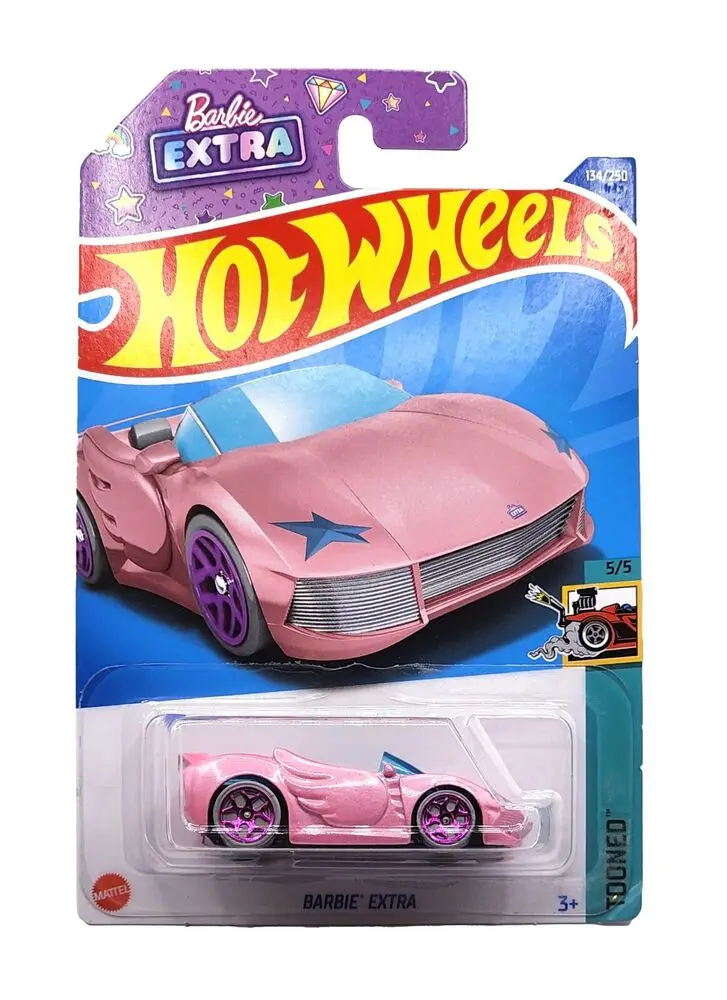 ล้อร้อนสีชมพูตุ๊กตาบาร์บี้พิเศ - Hot Wheels Car Track Sets บทวิจารณ์และราคา