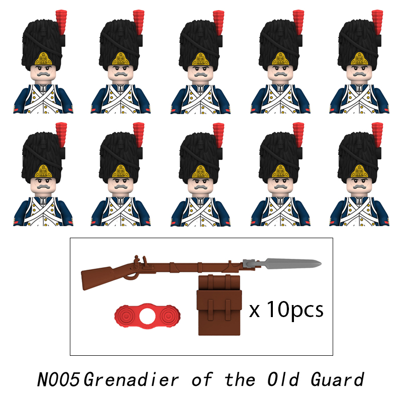 10pcs Napoleonic Wars ทหารทหาร - Lego Minifigure Holder บทวิจารณ์และราคา