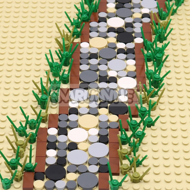 350PCS รอบกระเบื้องบล็อก 1x1 2 - Lego Set City บทวิจารณ์และราคา